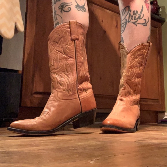 Leather Cowboy Boots - Picture 5 of 9